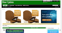 Desktop Screenshot of dinarupdates.com